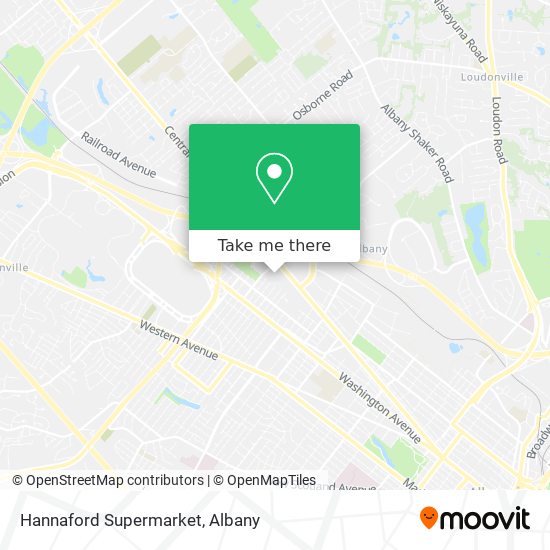 Mapa de Hannaford Supermarket