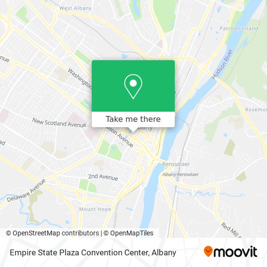 Empire State Plaza Convention Center map