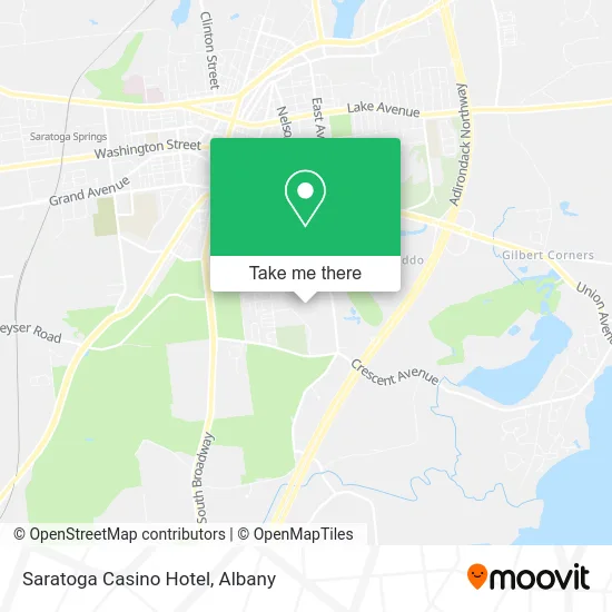 Saratoga Casino Hotel map