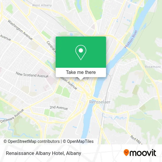 Renaissance Albany Hotel map