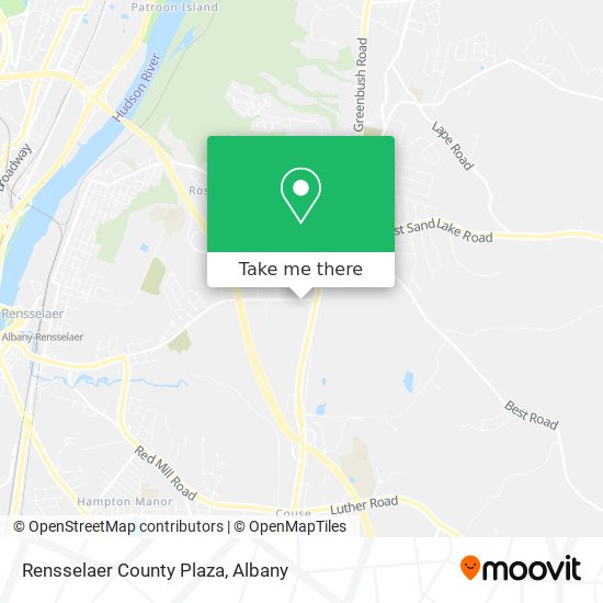 Mapa de Rensselaer County Plaza