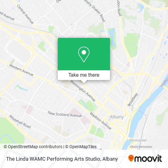 The Linda WAMC Performing Arts Studio map