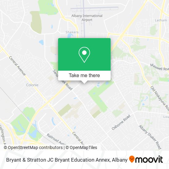 Mapa de Bryant & Stratton JC Bryant Education Annex