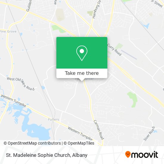 St. Madeleine Sophie Church map