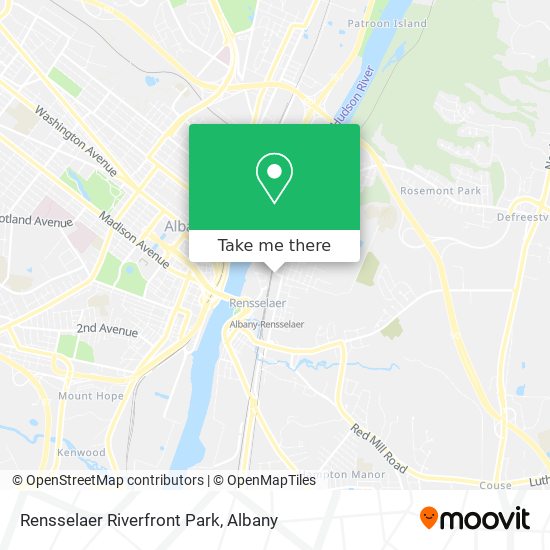 Mapa de Rensselaer Riverfront Park