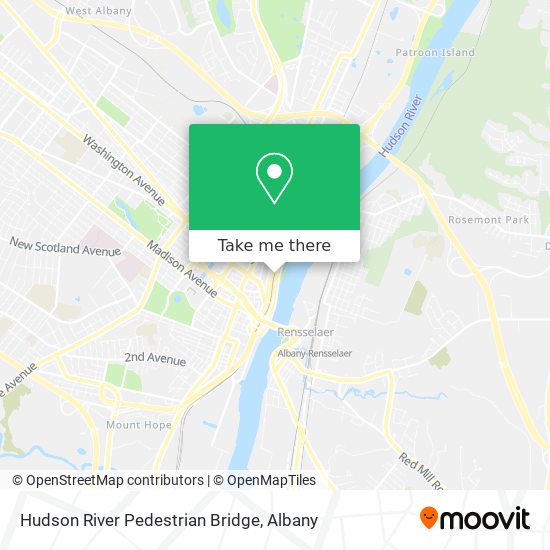Hudson River Pedestrian Bridge map