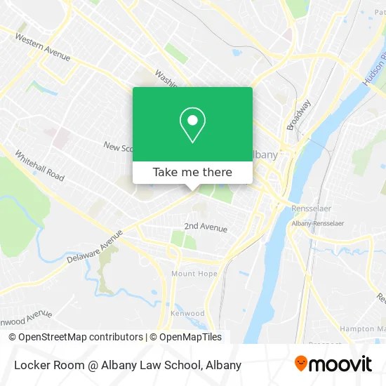 Locker Room @ Albany Law School map