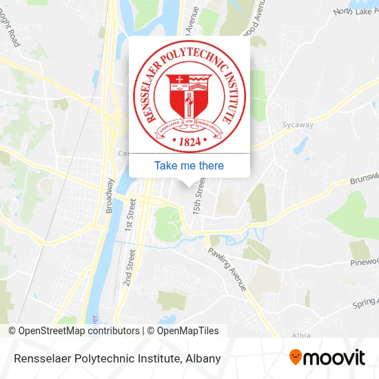 Rensselaer Polytechnic Institute map