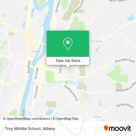 Troy Middle School map