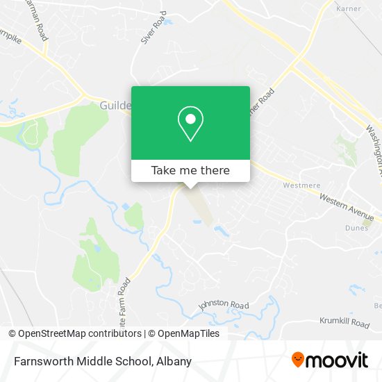 Mapa de Farnsworth Middle School