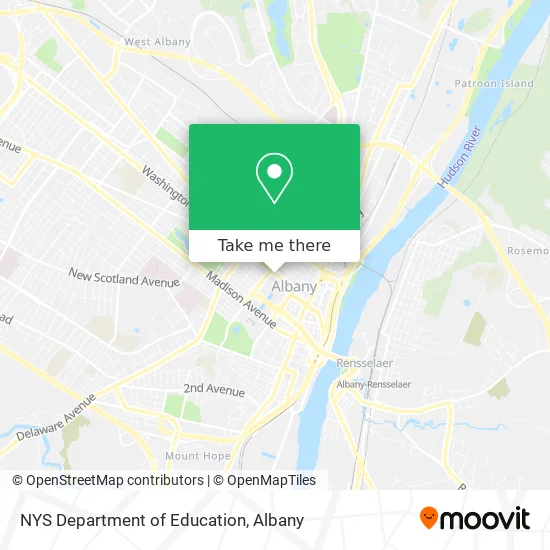 Mapa de NYS Department of Education