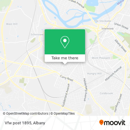 Mapa de Vfw post 1895