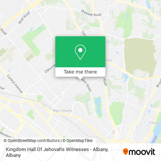 Mapa de Kingdom Hall Of Jehovah's Witnesses - Albany