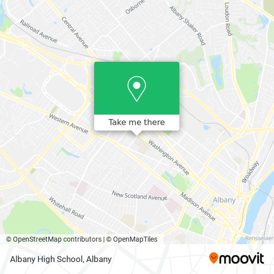 Mapa de Albany High School