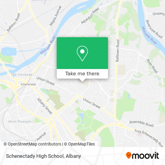 Mapa de Schenectady High School