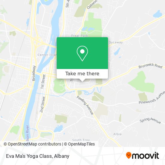 Eva Ma's Yoga Class map