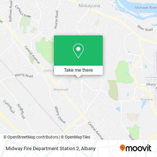 Midway Fire Department Station 2 map
