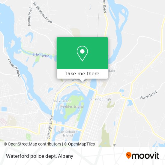 Mapa de Waterford police dept