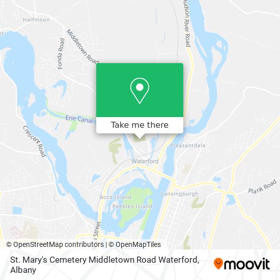 St. Mary's Cemetery Middletown Road Waterford map
