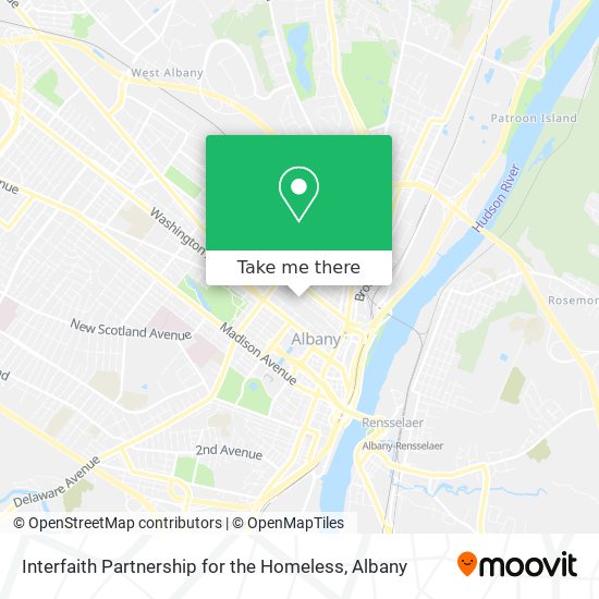 Interfaith Partnership for the Homeless map