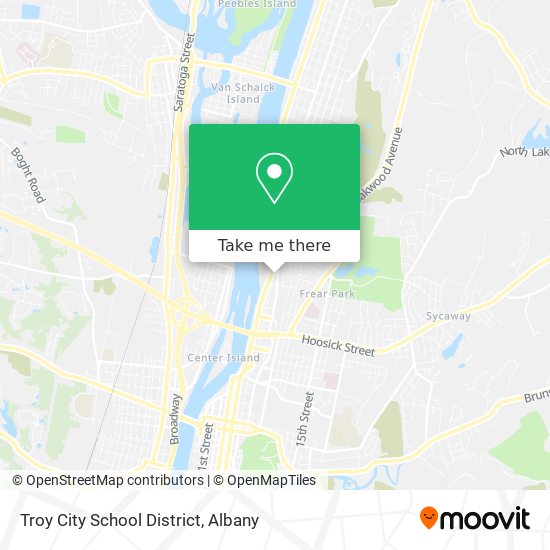 Troy City School District map