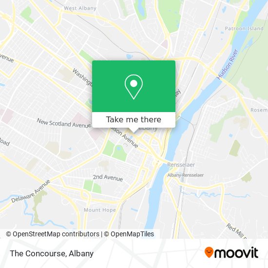 Mapa de The Concourse