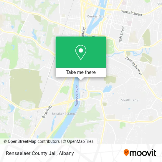 Rensselaer County Jail map