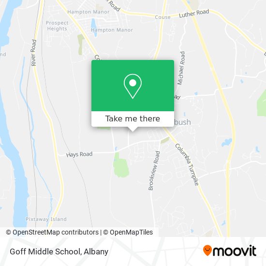 Mapa de Goff Middle School