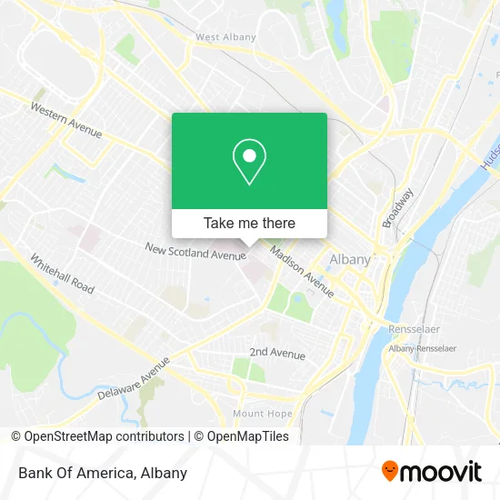 Bank Of America map