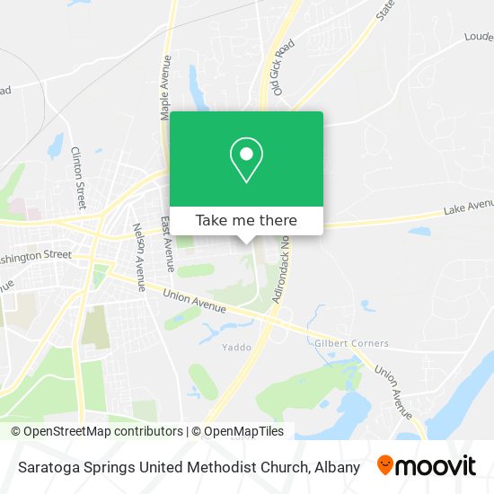Saratoga Springs United Methodist Church map