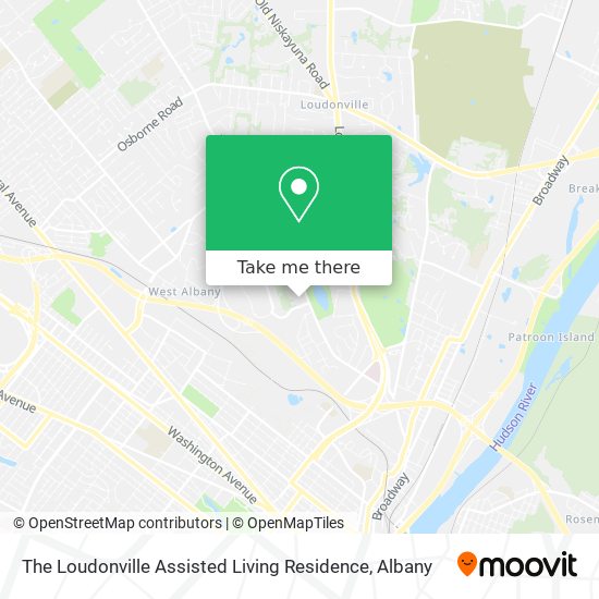 The Loudonville Assisted Living Residence map