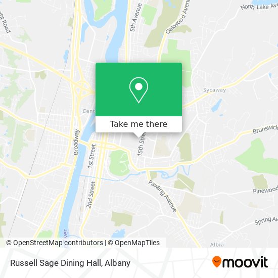 Russell Sage Dining Hall map