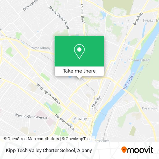 Mapa de Kipp Tech Valley Charter School