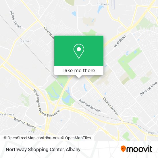 Northway Shopping Center map