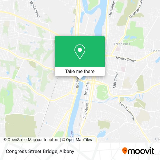 Congress Street Bridge map