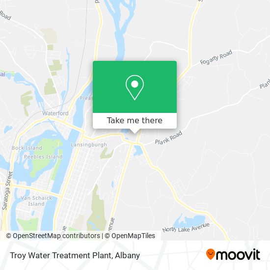 Troy Water Treatment Plant map