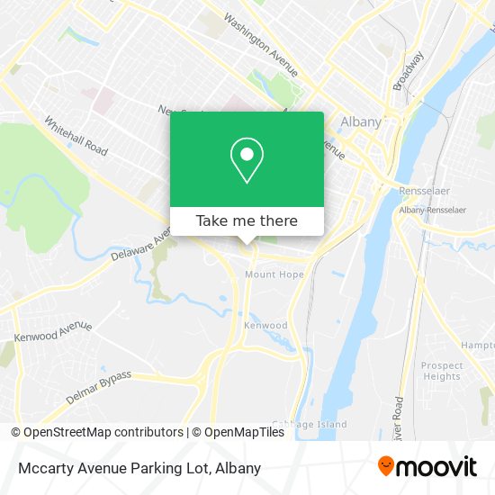 Mapa de Mccarty Avenue Parking Lot