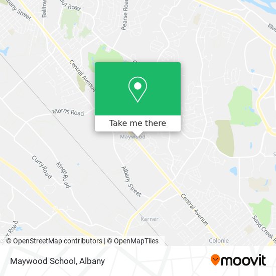 Maywood School map