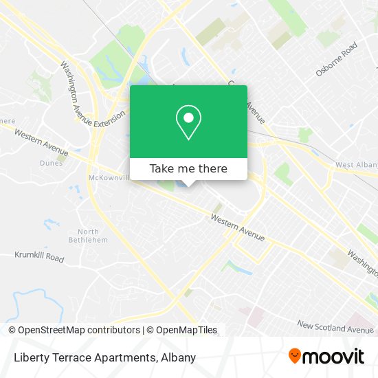 Liberty Terrace Apartments map