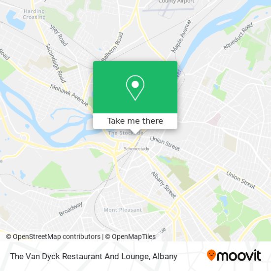 The Van Dyck Restaurant And Lounge map