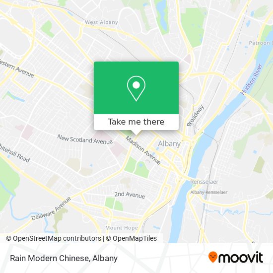Mapa de Rain Modern Chinese