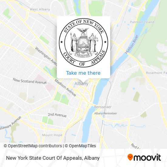 New York State Court Of Appeals map