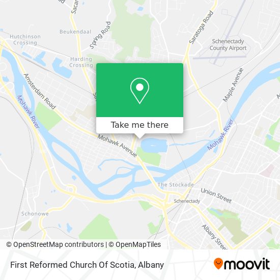 Mapa de First Reformed Church Of Scotia