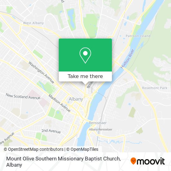 Mapa de Mount Olive Southern Missionary Baptist Church