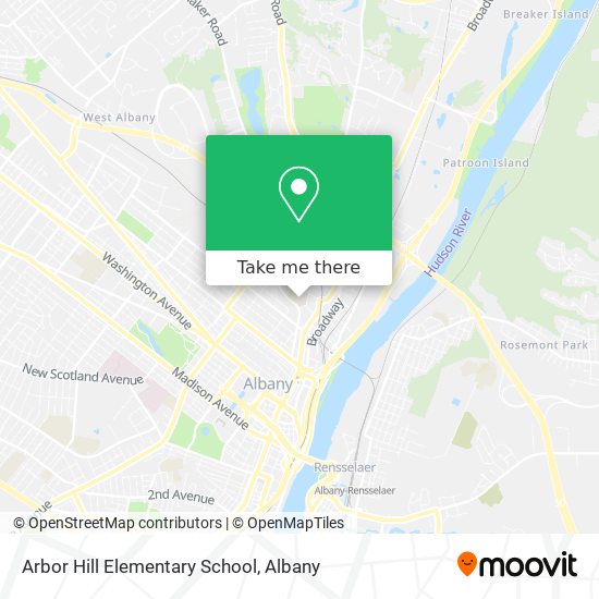 Arbor Hill Elementary School map