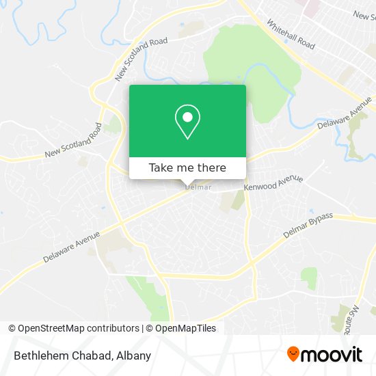 Mapa de Bethlehem Chabad
