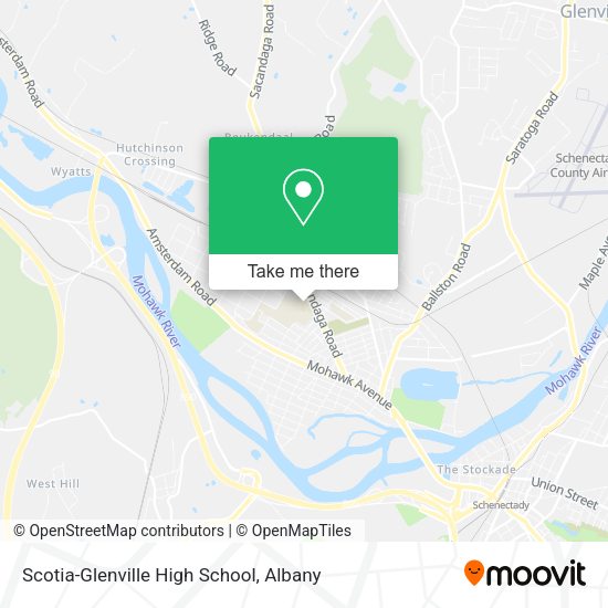 Mapa de Scotia-Glenville High School