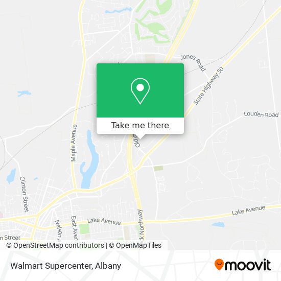 Mapa de Walmart Supercenter