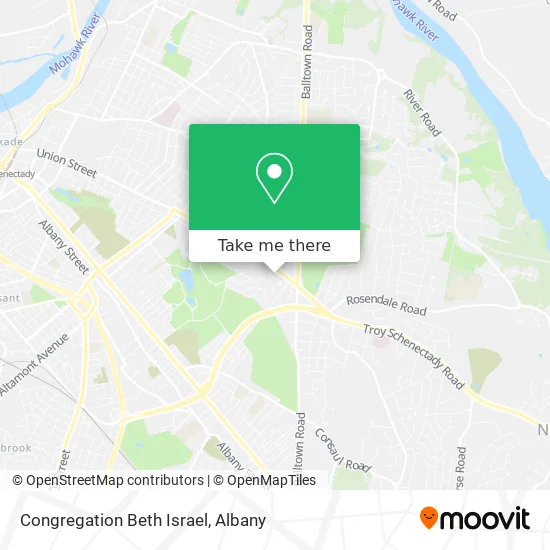 Congregation Beth Israel map