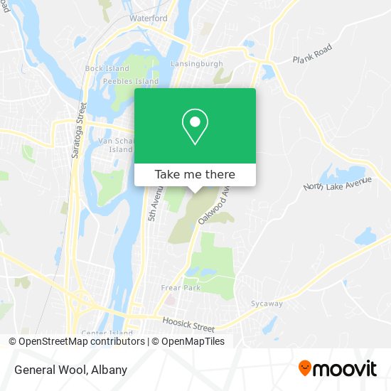 Mapa de General Wool